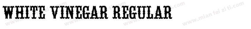 White Vinegar Regular字体转换